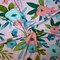 Pink-Teal-Multi Rayon Modal Floral Printed Stretch Spandex Jersey Knit Fabric By the Yard